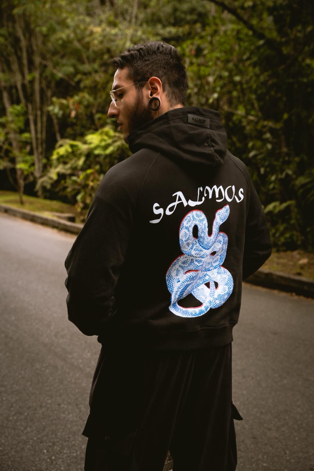 Hoodie “Serpiente” Negro