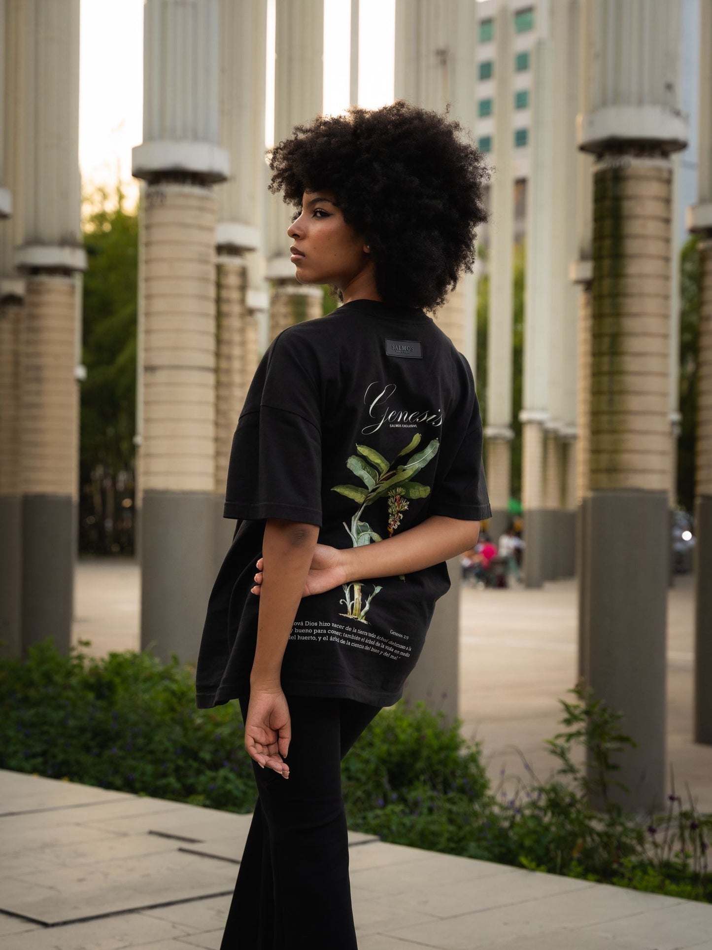 Camiseta “Palmera” Negra